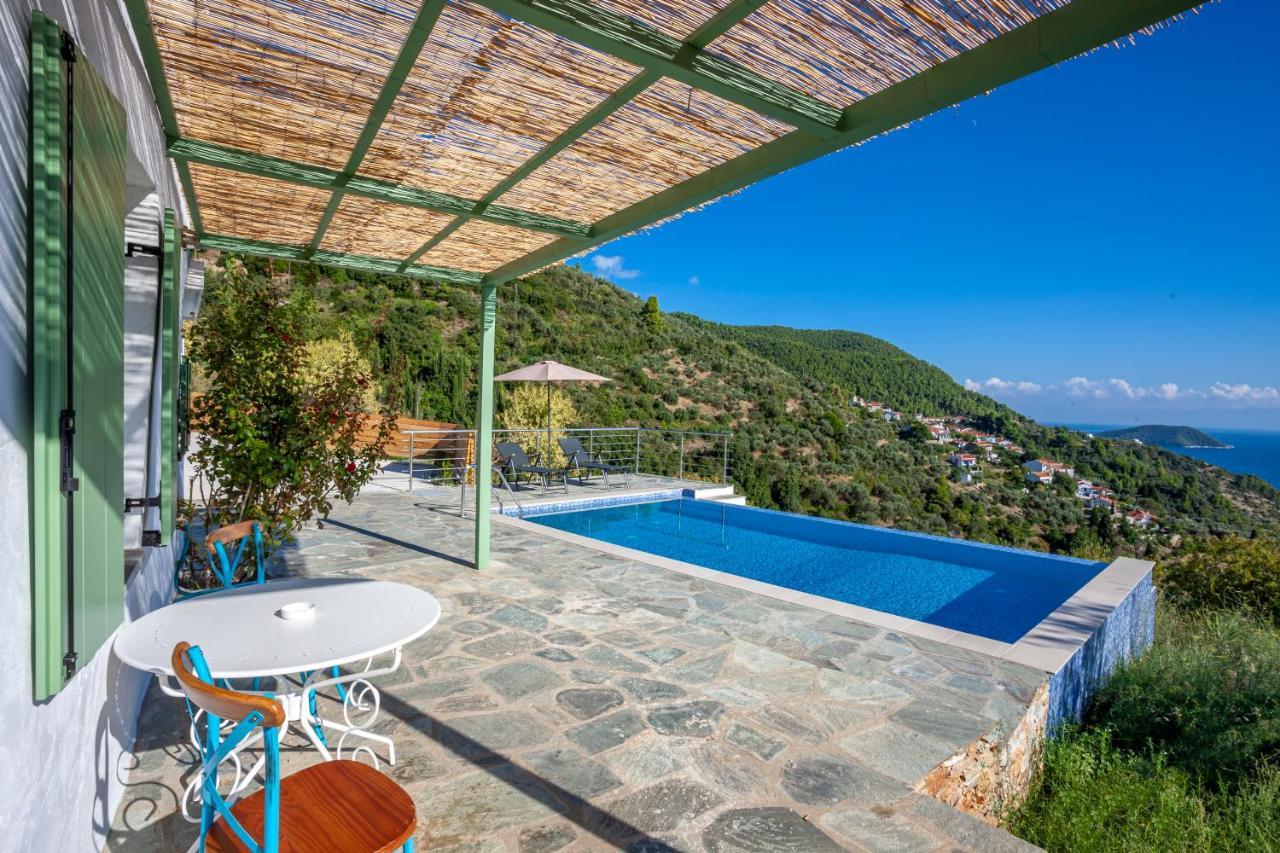 Olea Skopelos Villas With Swimming Pools & Sea View Panormos (Skopelos) Exterior foto