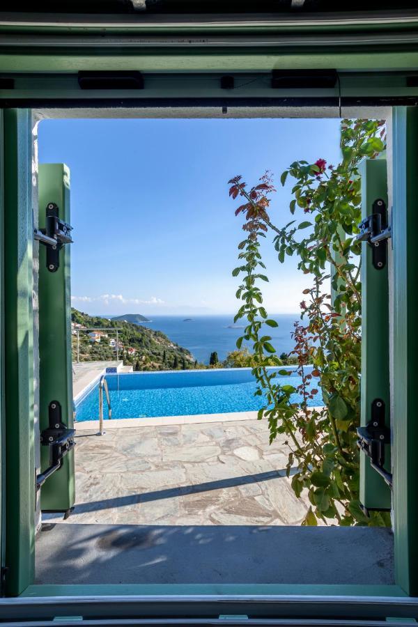 Olea Skopelos Villas With Swimming Pools & Sea View Panormos (Skopelos) Exterior foto
