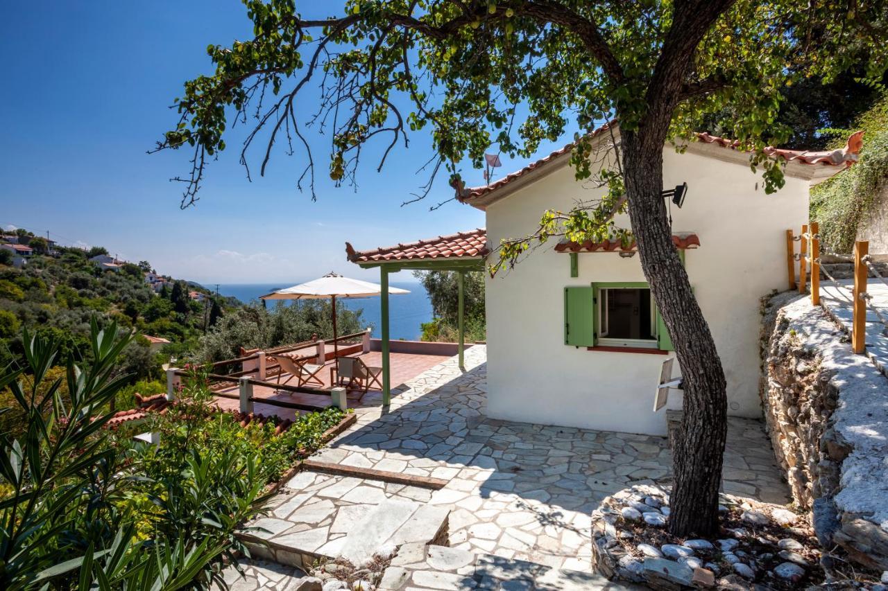 Olea Skopelos Villas With Swimming Pools & Sea View Panormos (Skopelos) Exterior foto