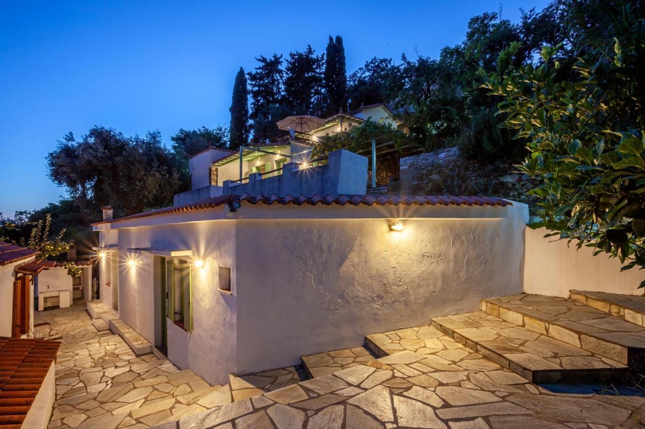 Olea Skopelos Villas With Swimming Pools & Sea View Panormos (Skopelos) Exterior foto
