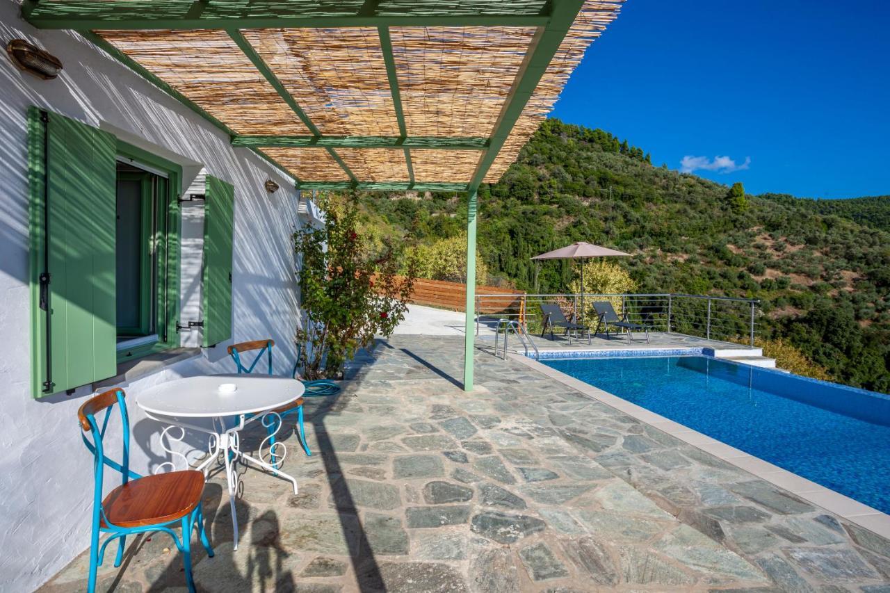 Olea Skopelos Villas With Swimming Pools & Sea View Panormos (Skopelos) Exterior foto