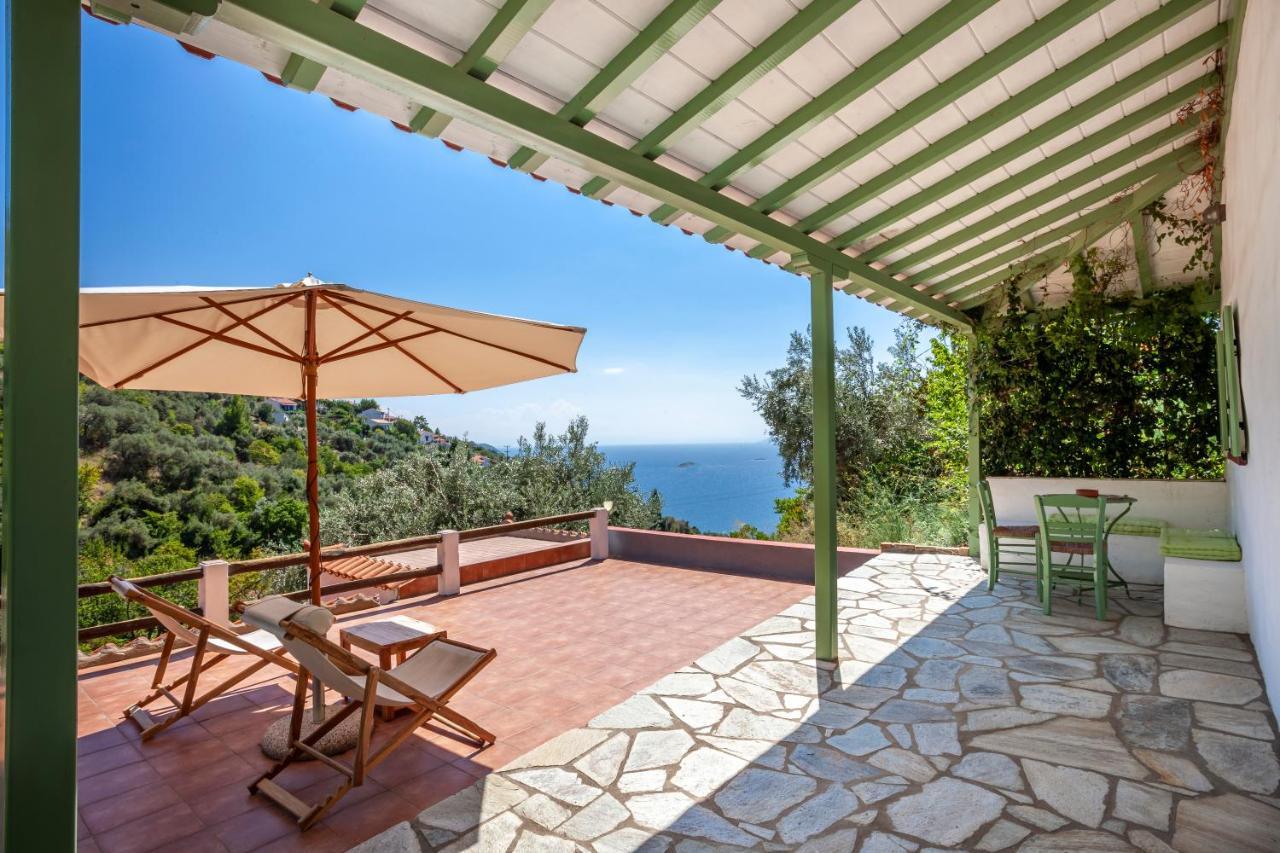 Olea Skopelos Villas With Swimming Pools & Sea View Panormos (Skopelos) Exterior foto